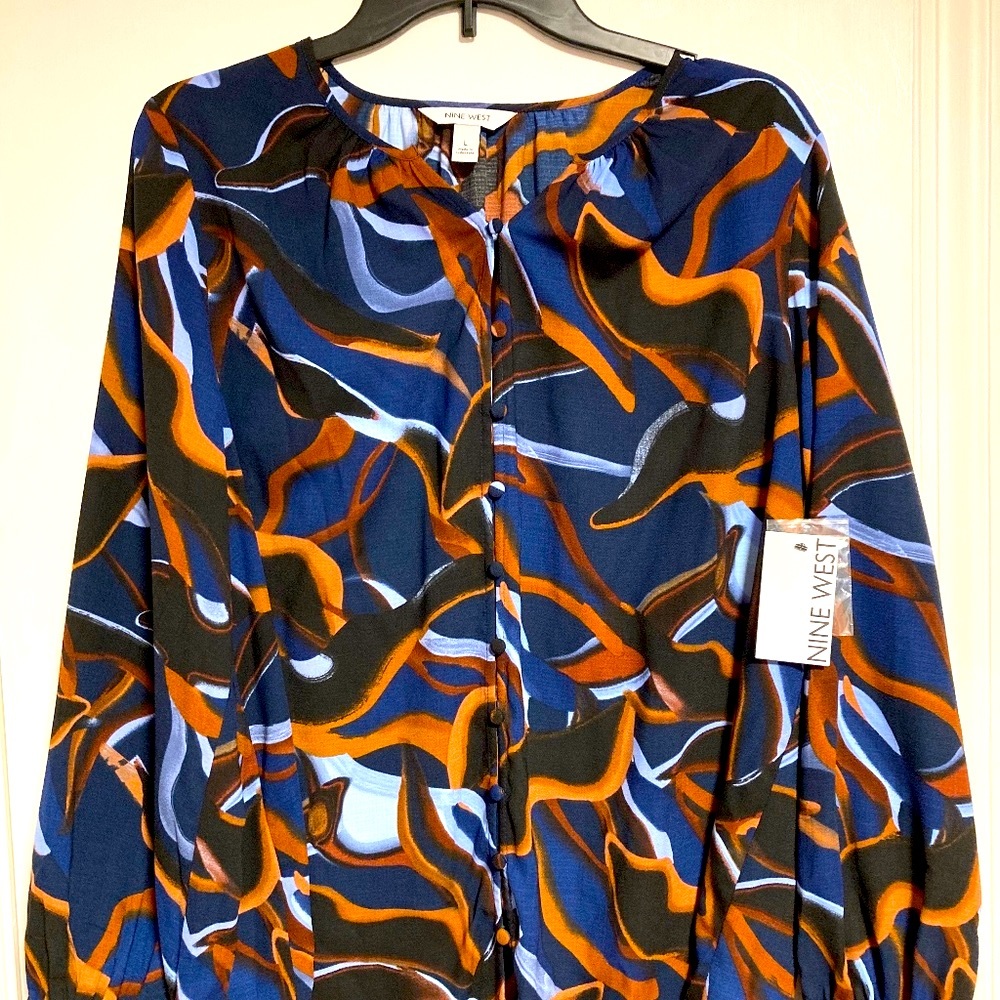 Nine West Women’s Blouse NWT Size Large